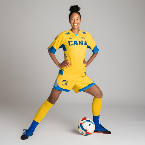 Blue and Yellow Football Uniform - Image 3