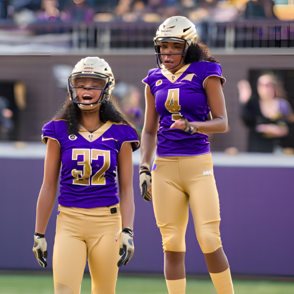 Purple and Gold Football Uniform - Image 4