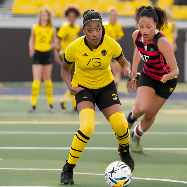 Yellow and Black Football Uniform - Image 3