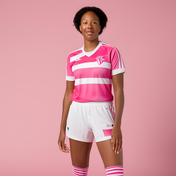 Pink and White Uniform - Image 2