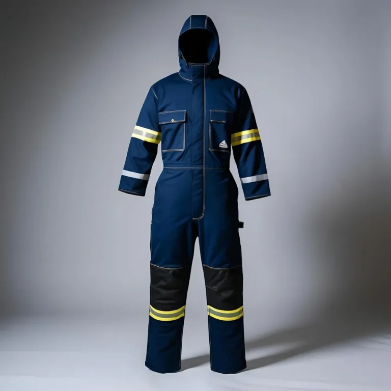 Navy Fire-Resistant Heavy-Duty Coverall