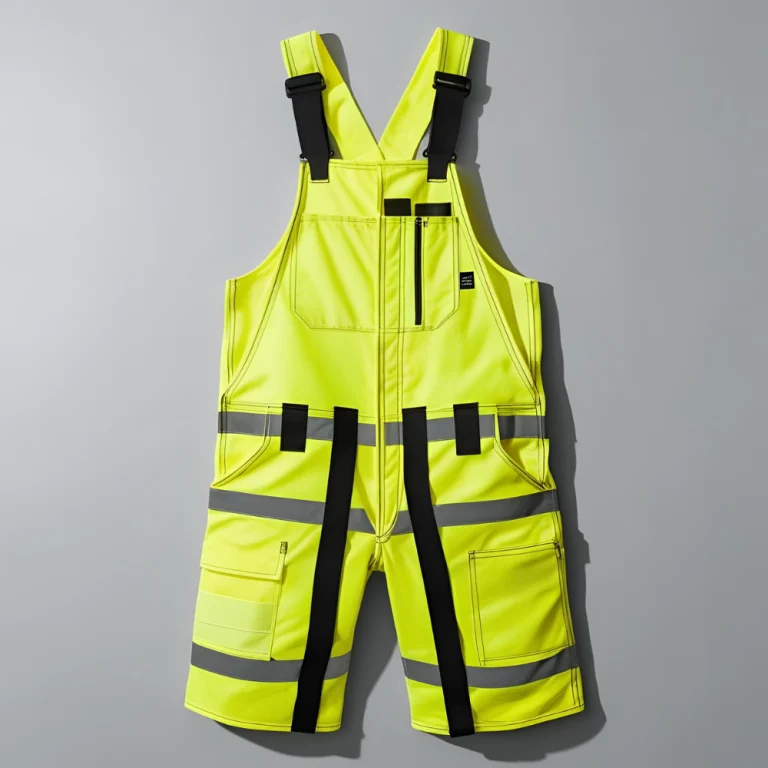 High-Visibility Yellow Safety Overalls