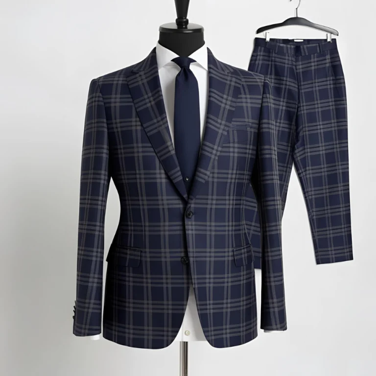Classic Patterned Suit – Timeless Elegance