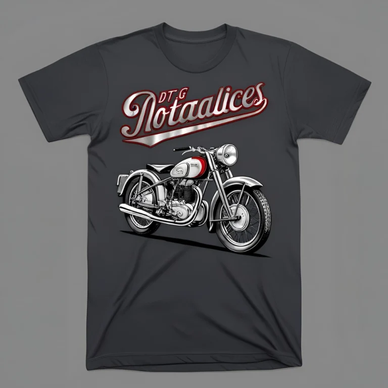 Vintage Ride DTG Printed Dark Grey T-Shirt