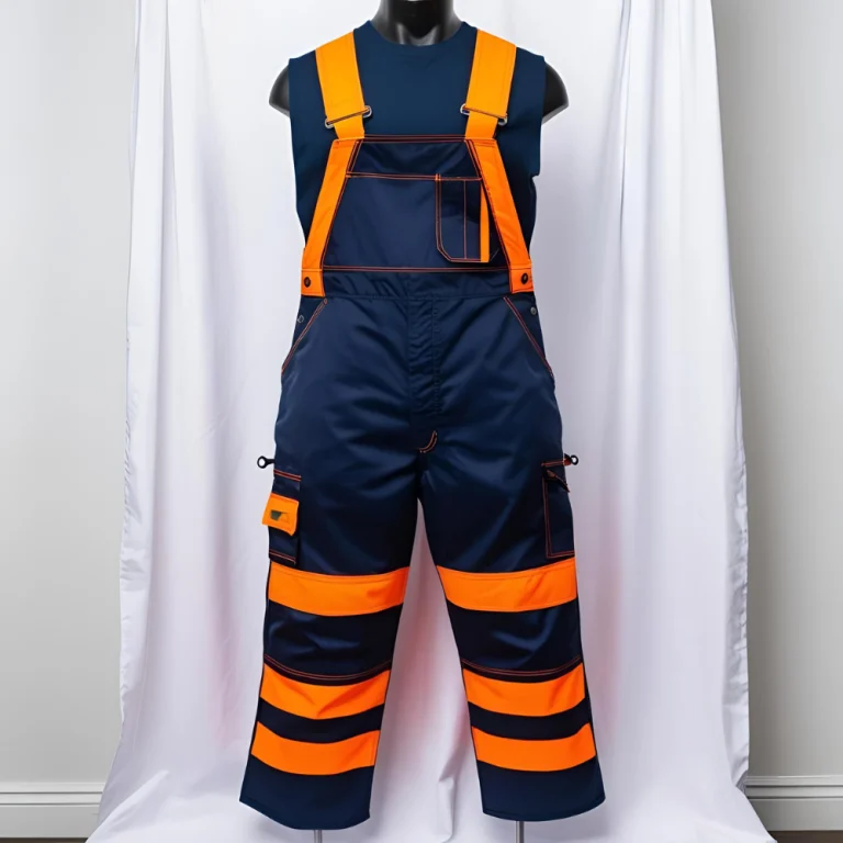 Navy Blue Reflective Safety Overalls