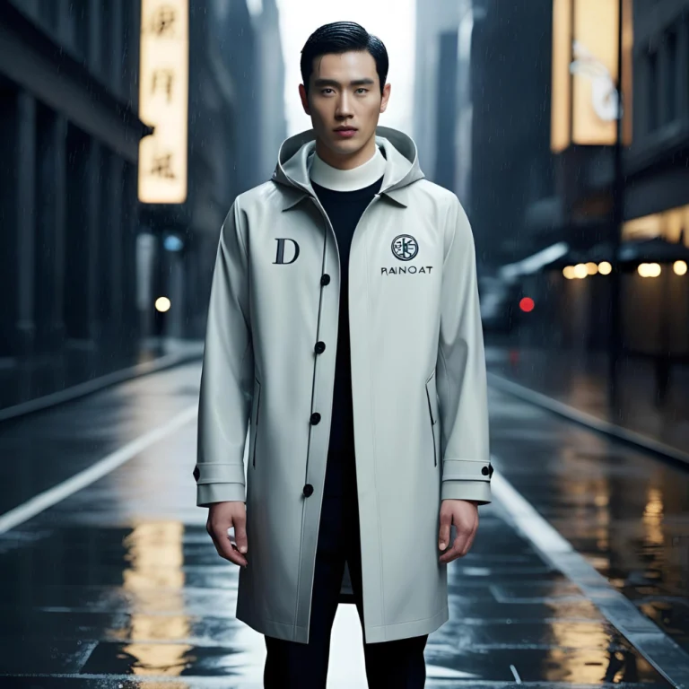 Luxury Designer Raincoat – High-End Weather Protection