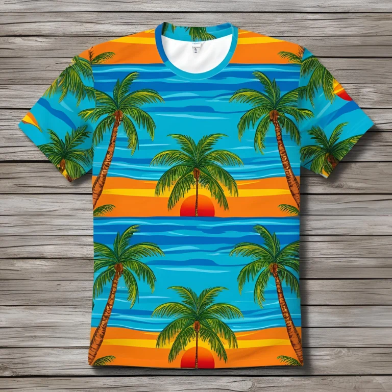 Tropical Beach Sublimation T-Shirt