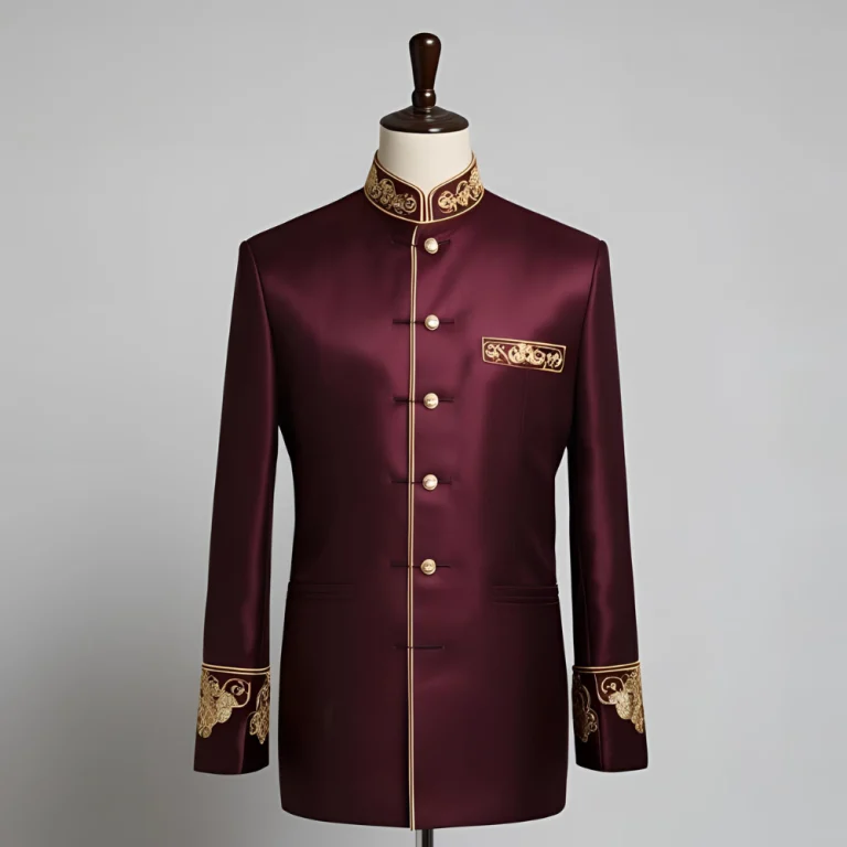Mandarin Collar Suit – Sophisticated Asian Style