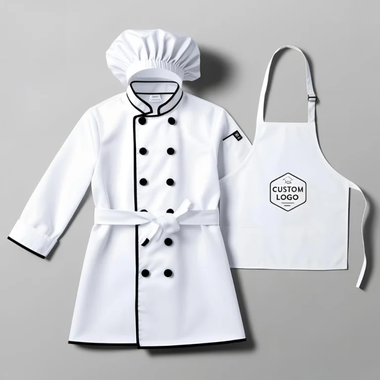 Premium Leather Chef Coat and Apron