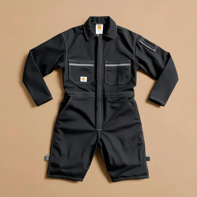 Charcoal Flame-Retardant Industrial Coverall