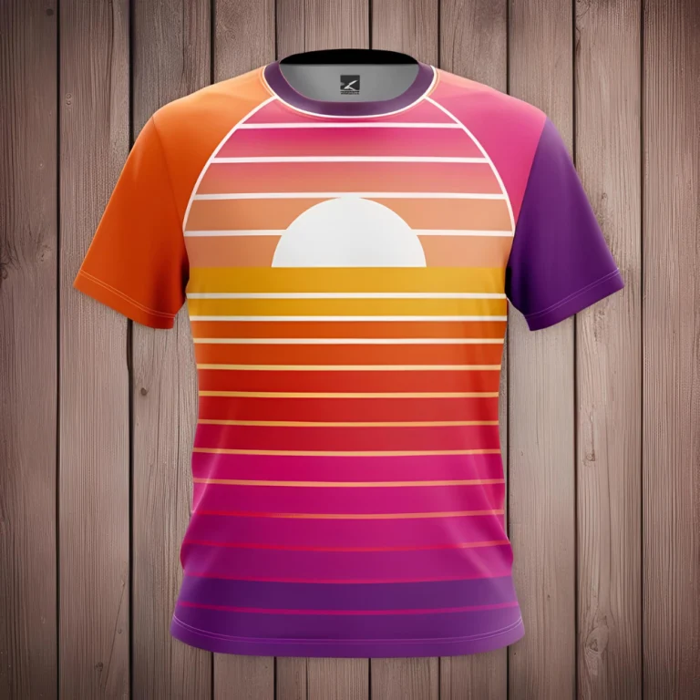 Sunset Beach Sublimation T-Shirt