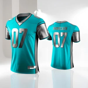 Women’s American Football Uniform with Custom Logo – Red and Black Jersey Set