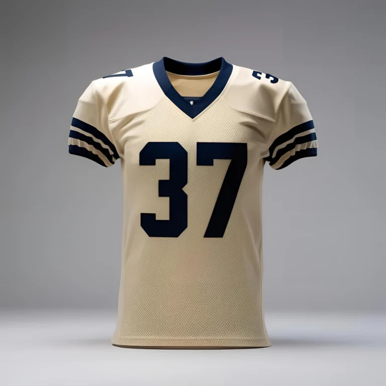 Adult football jersey with custom logo, name, and number – professional-grade sublimated design.