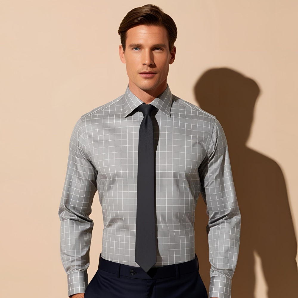 Premium wrinkle free dress shirts made for sharp looks without ironing – ideal for corporate wear, weddings, and travel-friendly formal attire.